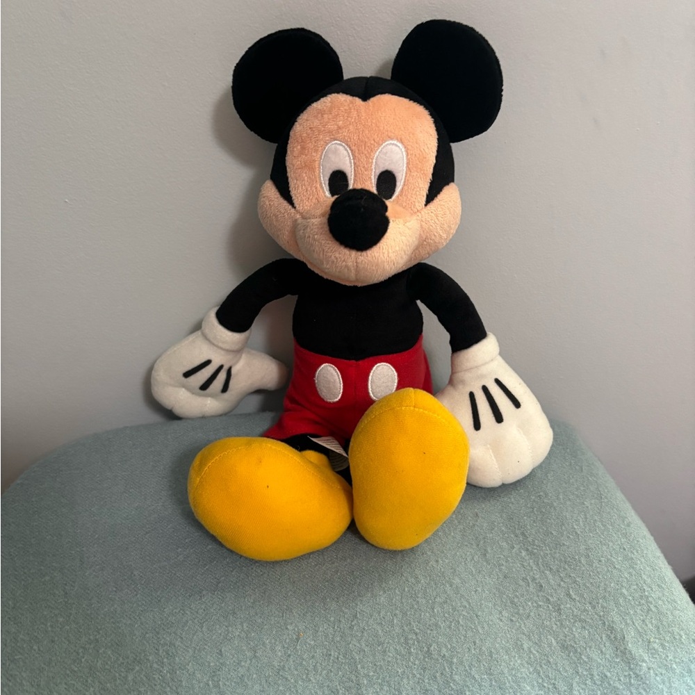 Vintage Disney Mickey Mouse Plush - 13”